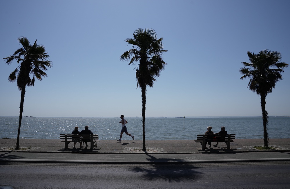 People on the promenade in Southend (Stefan Rousseau/PA) (PA Wire)