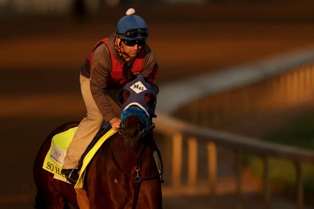 It does not look like there is a super horse in this field who is capable of sweeping the Triple Crown like Justify in 2018 (Steph Chambers/Getty Images)