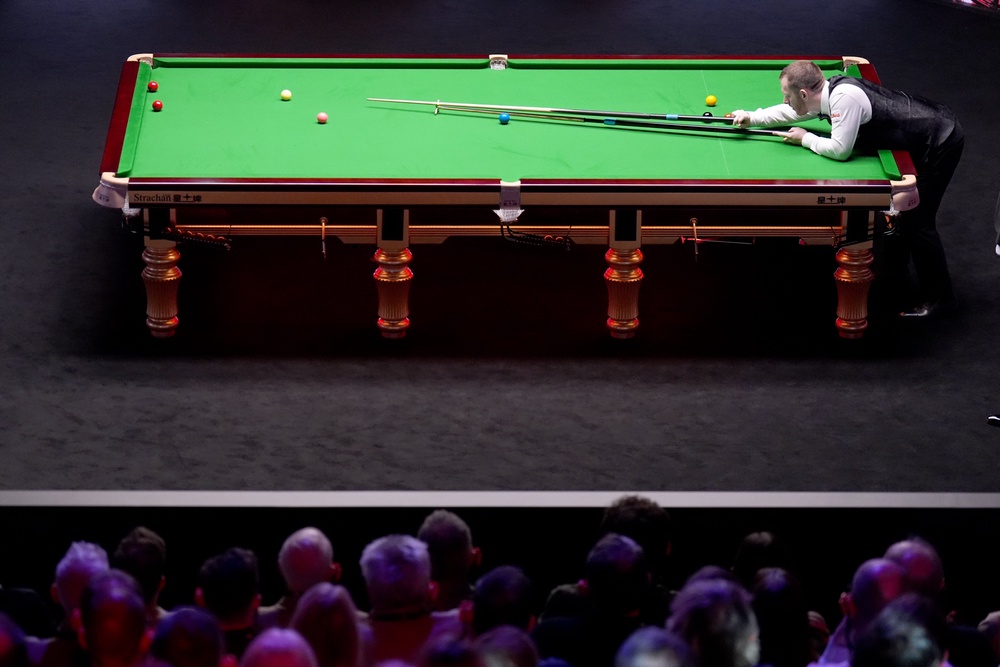 Mark Allen stole frame 10 after needing a snooker (Mike Egerton/PA) (PA Wire)