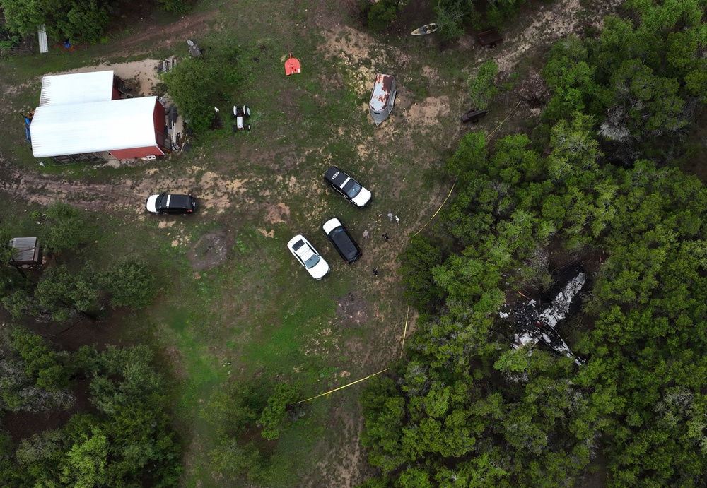The aircraft had departed from Amarillo, Texas, roughly two hours before the crash (AP)