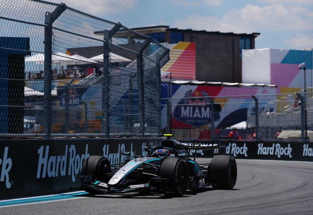 Championship leader Kimi Antonelli drives in Miami (Bradley Collyer/PA) (PA Wire)