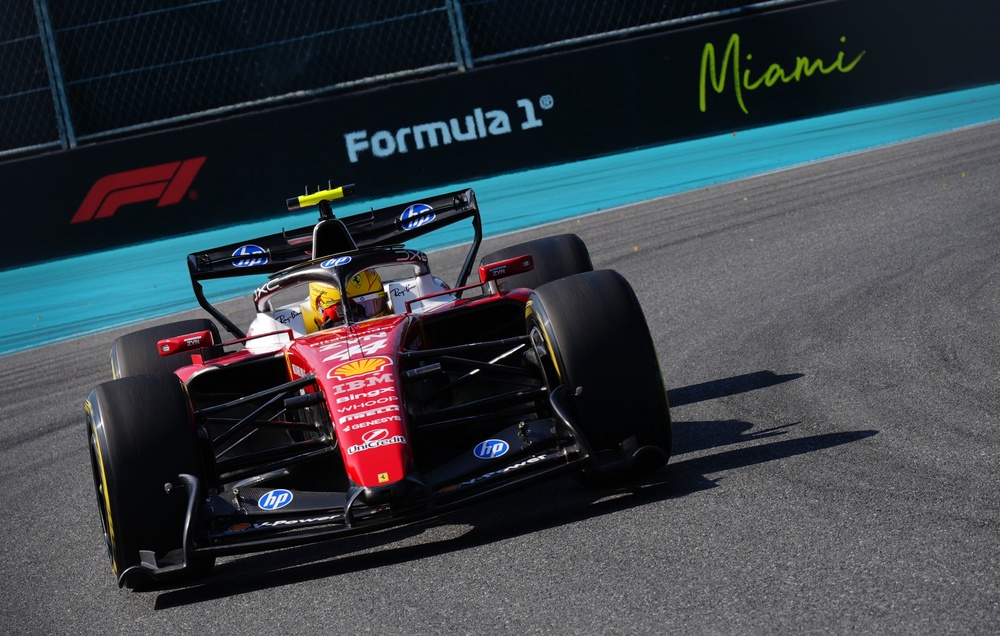 Lewis Hamilton could only qualify seventh (PA)