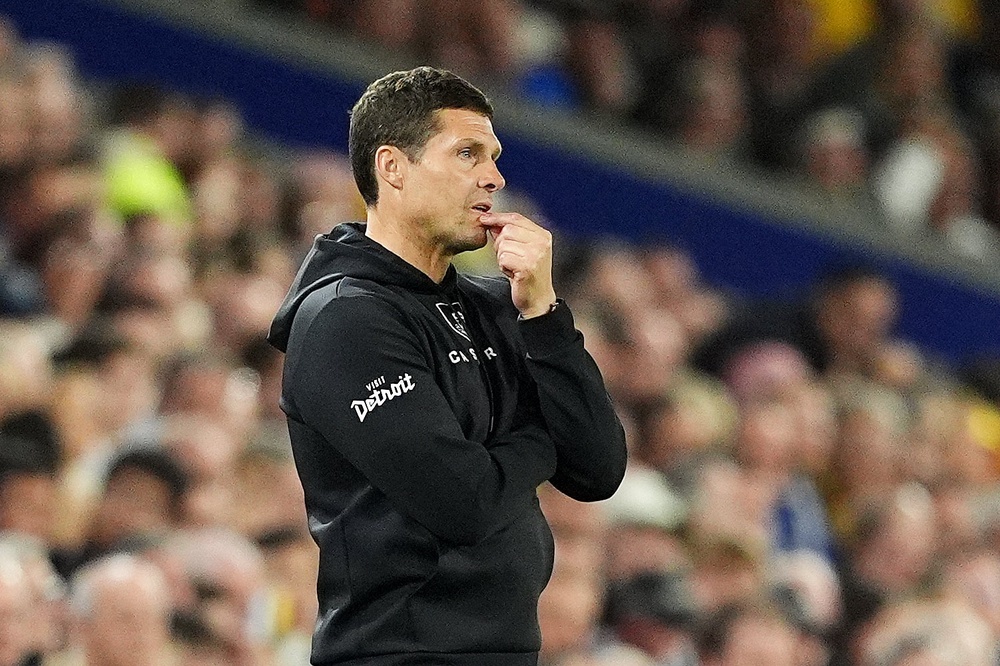 Mike Jackson watches Burnley’s loss to Leeds (Martin Rickett/PA) (PA Wire)