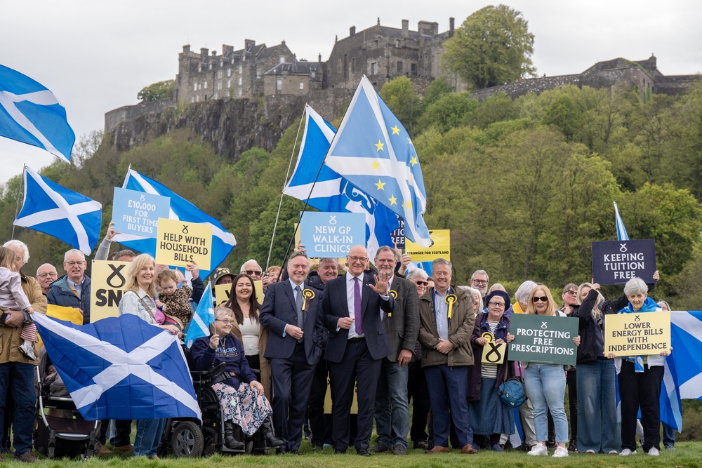 John Swinney has traversed Scotland during the election campaign (Jane Barlow/PA) (PA Wire)