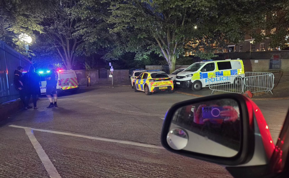 Police at the Utilita Arena in Birmingham (Steve Aspinall/PA) (PA Media)