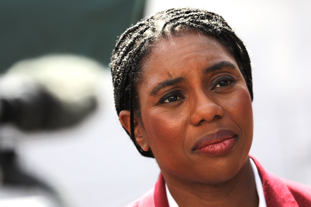 Tory leader Kemi Badenoch said the prime minister did not ‘seem to know what to do about’ antisemitism (Getty)