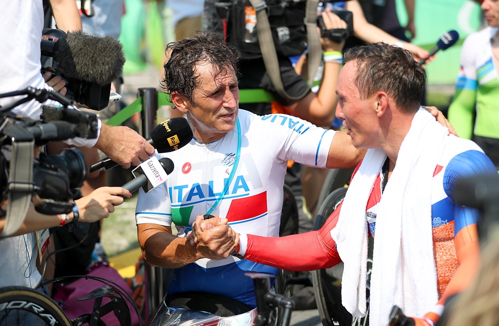 Zanardi won Paralympic gold at Rio 2016 (Andrew Matthews/PA) (PA Archive)