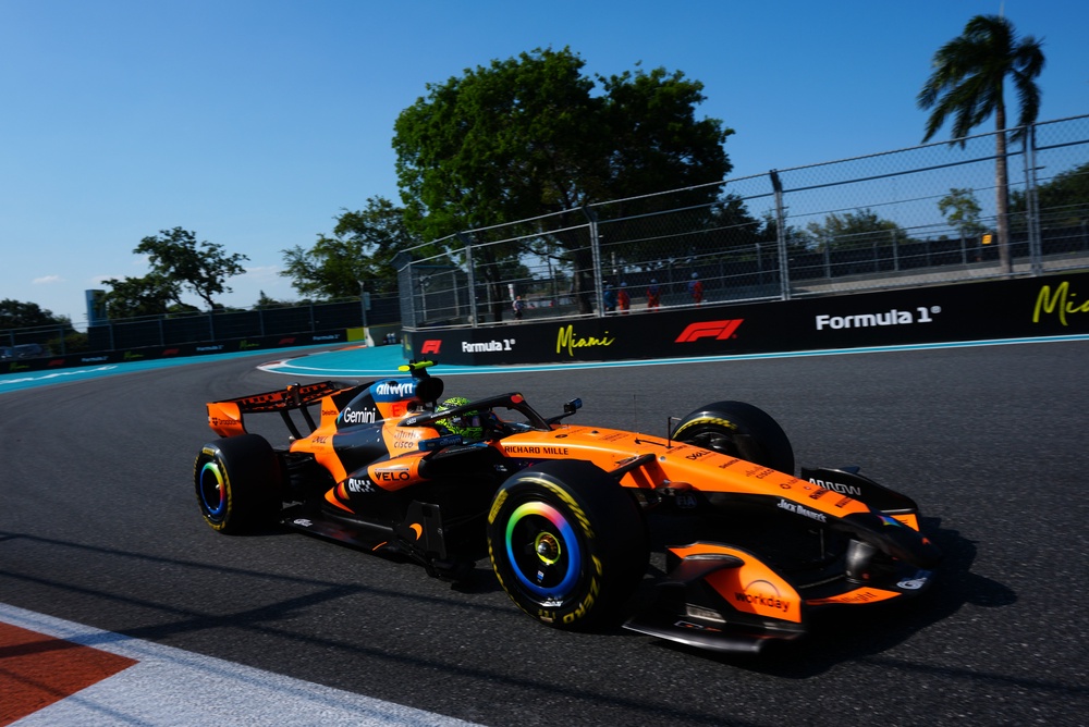 Lando Norris’ fortunes appear to have improved thanks to McLaren’s upgrades (Bradley Collyer/PA) (PA Wire)