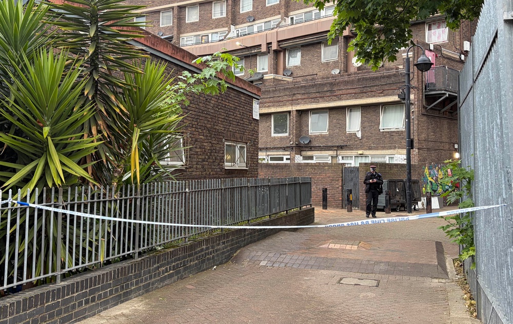 Police searched near Southwyck House (Clara Margotin/PA Wire)