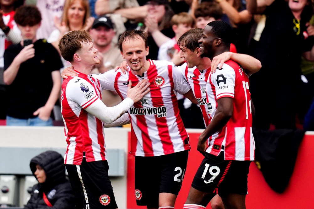 Brentford gave their own European hopes a major boost (PA)