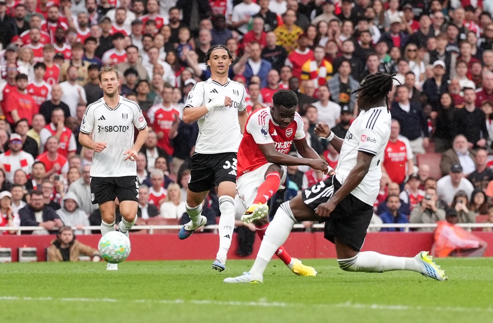 Bukayo Saka made a big impact on his return from injury (Adam Davy/PA) (PA Wire)