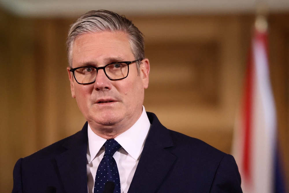 Stephen Flynn suggested Sir Keir Starmer is unlikely to be in his job much longer after the elections on May 7 (PA) (PA Wire)