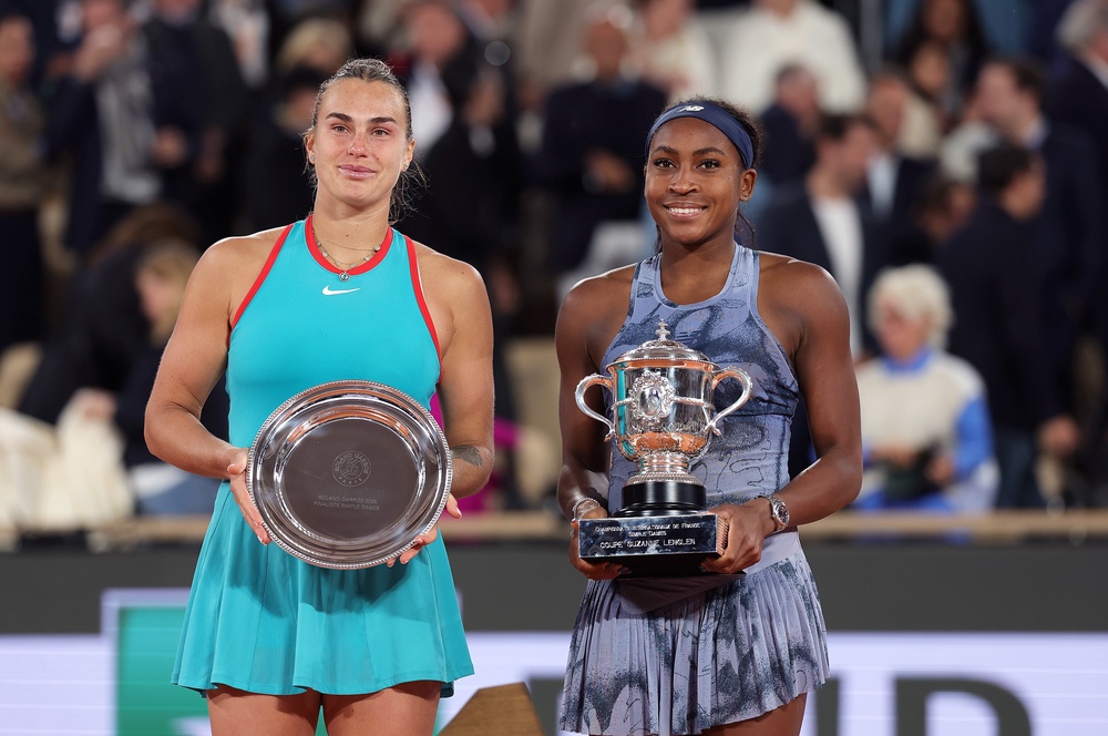 French Open champion Coco Gauff and Aryna Sabalenka are part of the group of leading players (Getty)