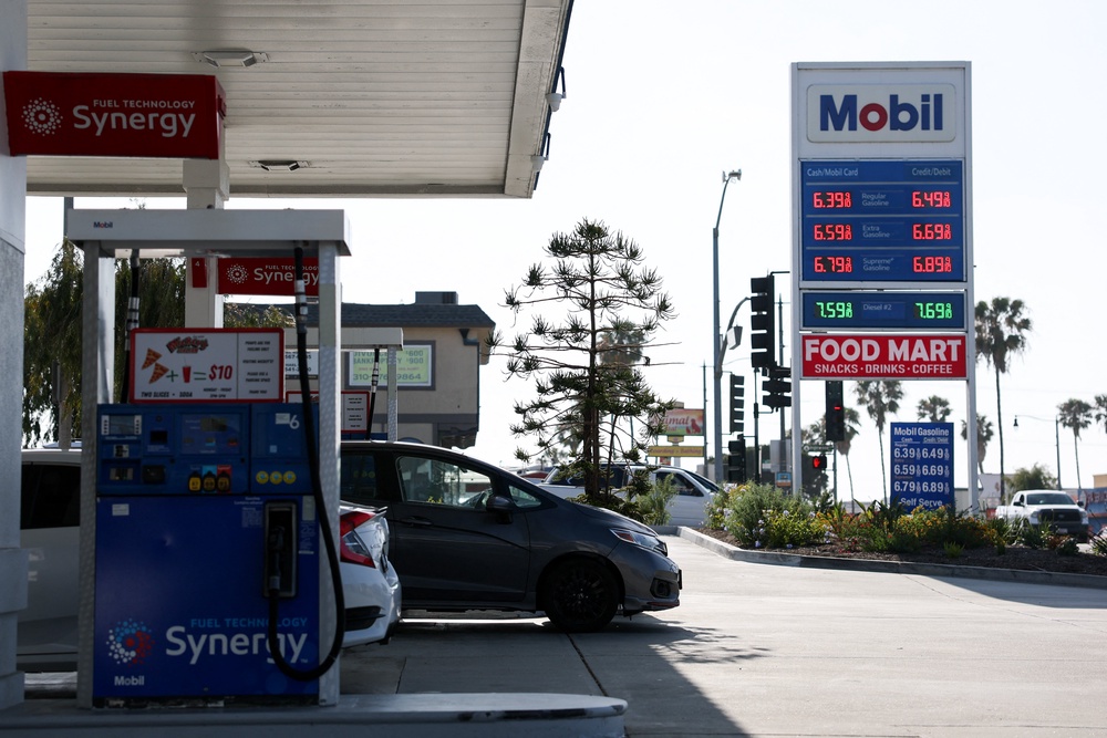 Democratic candidates, including Xavier Becerra, pointed to Donald Trump and the war in Iran as culprits for the rapid increase at the pump. Conversely, Hilton and fellow Republican Bianco argued that California’s long-standing taxes and regulations are primarily responsible for its higher fuel costs compared to other states (AFP/Getty)
