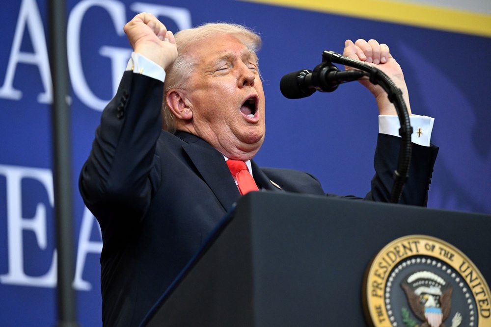 The poll also found that six in ten Americans do not feel Trump has the mental sharpness to serve as president (Getty Images)