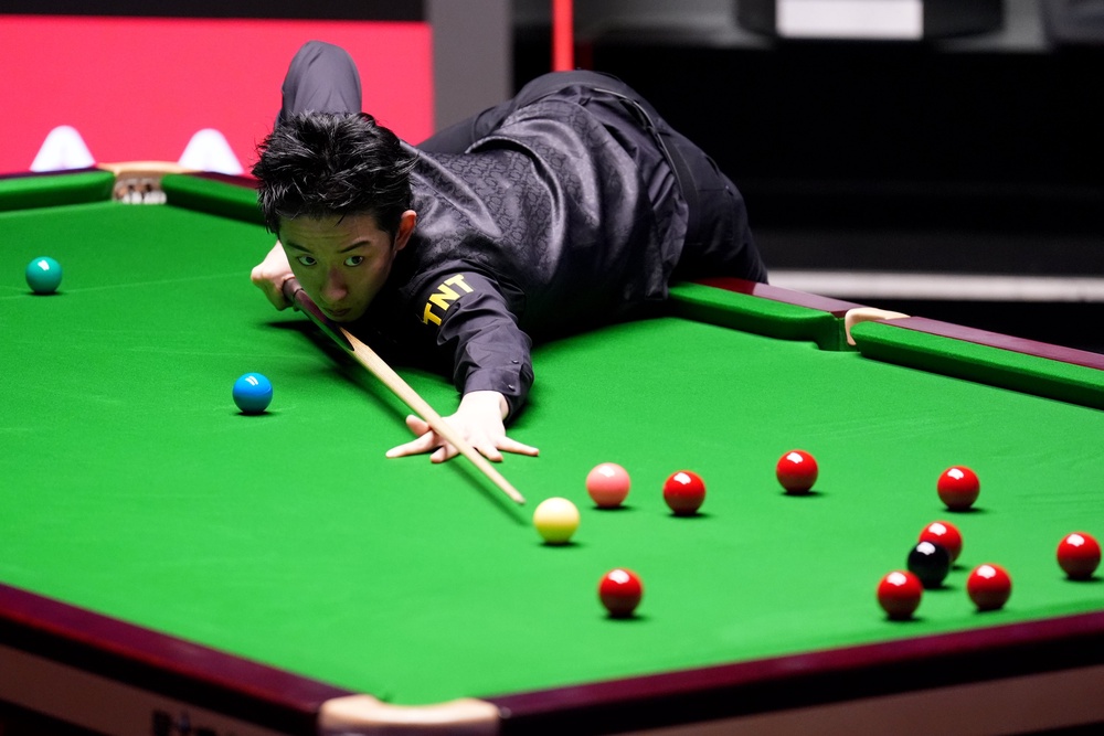 Wu Yize looked unstoppable at times on day one of the final (PA)