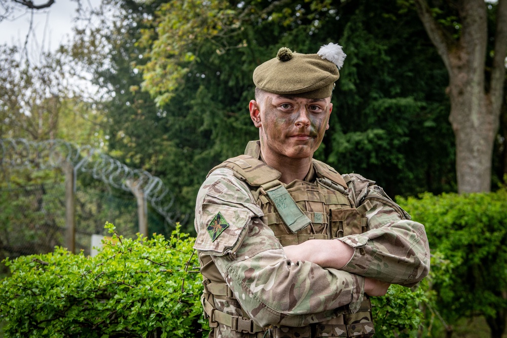 Fusilier Evan Slater will be on his first overseas deployment (Ministry of Defence/PA)