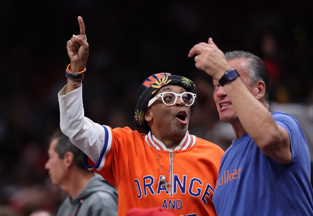 Spike Lee — arguably the most famous of all Knicks fans — faced backlash last year after skipping a playoff game for the Met Gala (Getty)