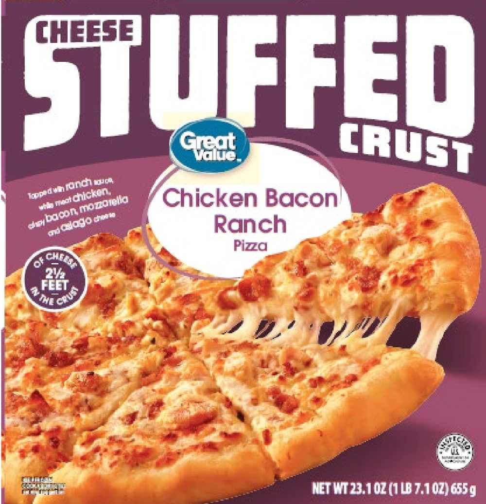 The recall included three of Great Value’s frozen pizzas, sold at Walmart stores nationwide (U.S. Department of Agriculture’s Food Safety and Inspection Service)