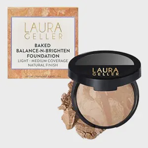 LAURA GELLER NEW YORK Award-Winning Baked Balance-n-Brighten Color Correcting Powder Foundation (Amazon)