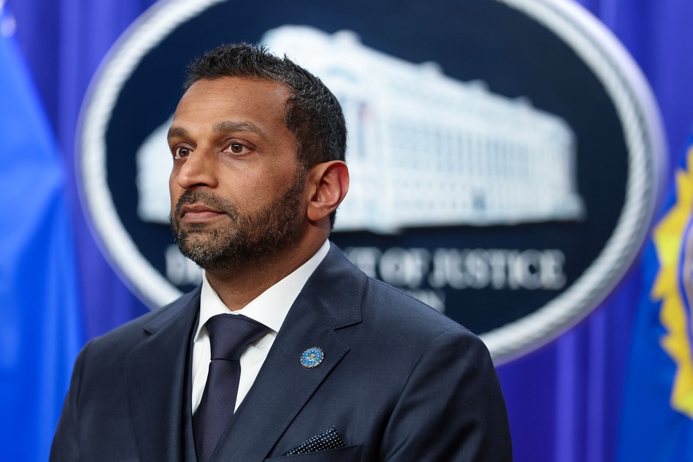 FBI Director Kash Patel has sued The Atlantic after the publication published a story about a string of alleged absences and excessive drinking (Getty)