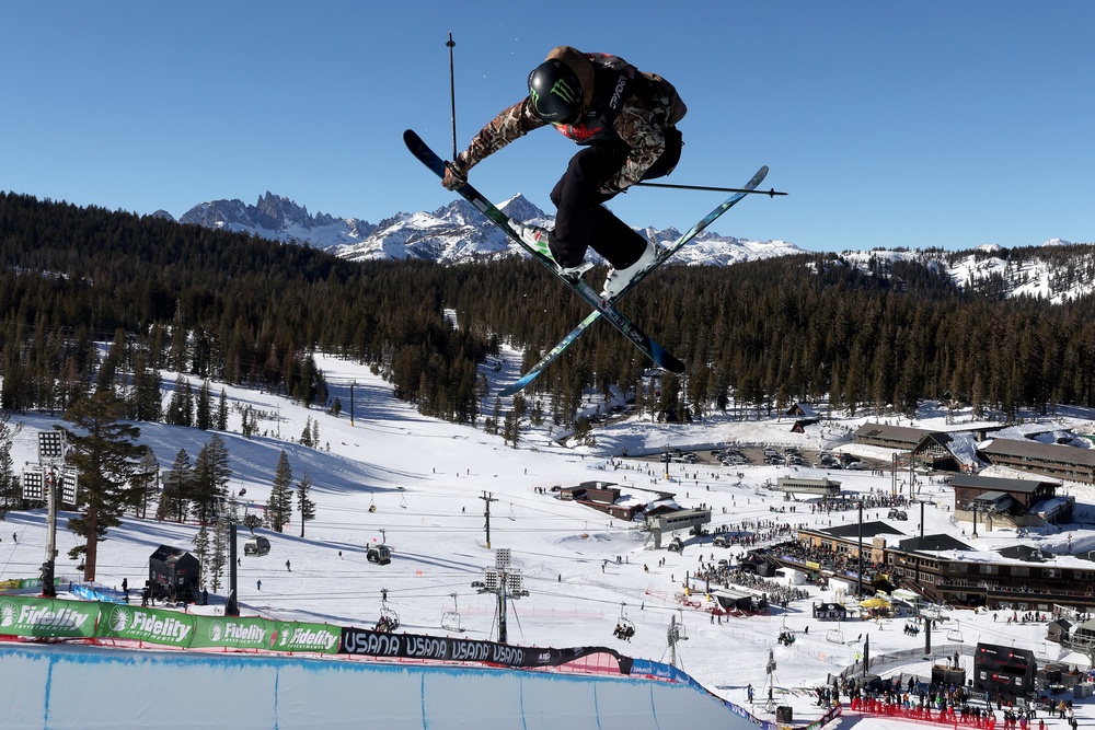 A skier is seen at Mammoth Mountain, located in Mammoth Lakes, California. The northern California resort town has seen three fatal hantavirus cases this year (Getty)