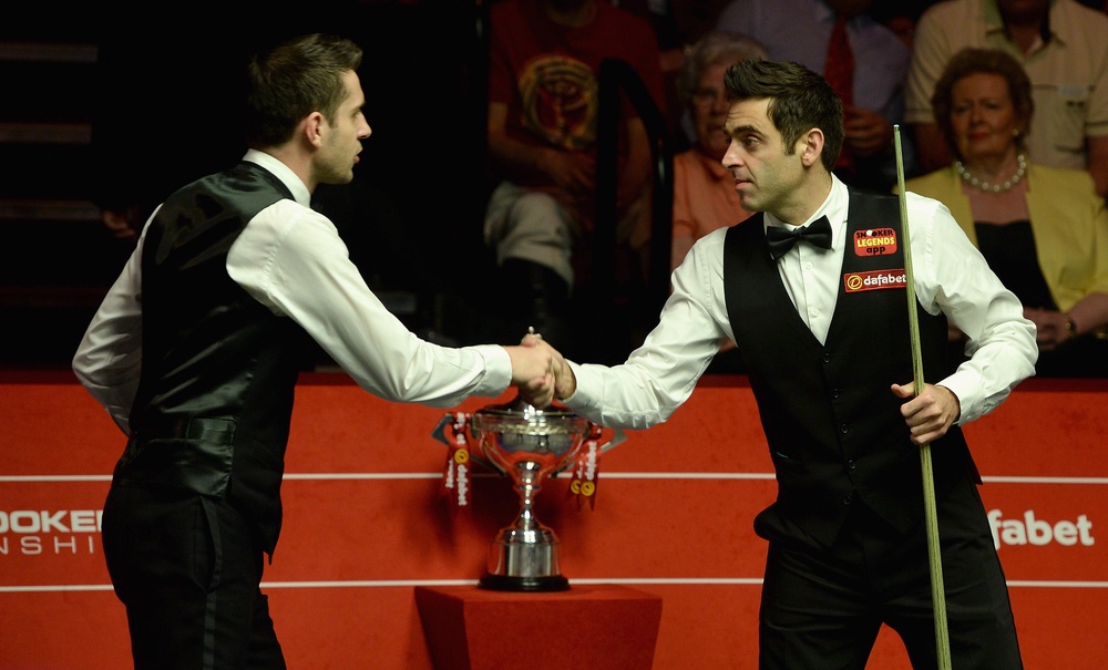 The 2014 world final between Selby and O’Sullivan was the last time only one frame separated the players going into the final session (Getty)