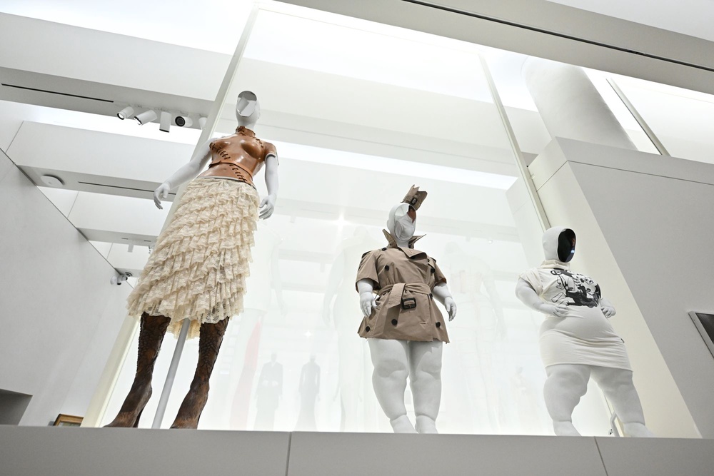 The section on the ‘disabled body’ demonstrates how fashion houses like Burberry adapted clothes for disability activist Sinéad Burke (Getty Images)