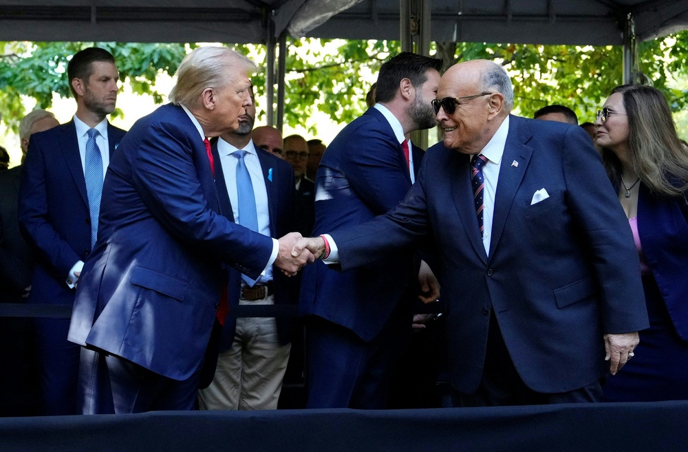 Giuliani has faced an avalanche of legal and financial troubles in the years after he led a spurious effort to overturn Donald Trump’s loss in the 2020 election (AFP/Getty)