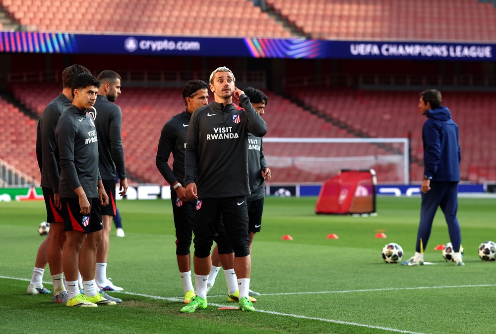 Atleti are staying at a different London hotel (PA)