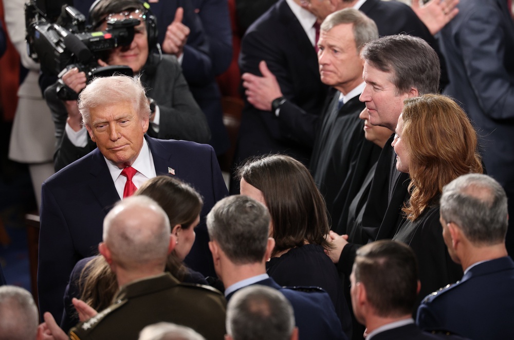 President Donald Trump received a major break when Court Chief Justice John Roberts and the conservative majority essentially killed the Voting Rights Act. (Getty)