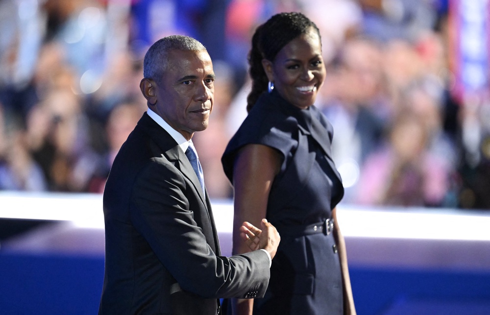 Barack and Michelle Obama ended their eight-year Netflix deal and will now work with Disney on an animated series (AFP/Getty)