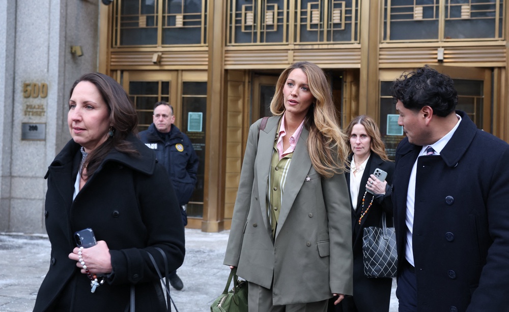 Lively had accused Baldoni of conspiring with publicists to preemptively destroy her reputation after she privately alleged sexual harassment on the movie set (Angela Weiss / AFP via Getty Images)