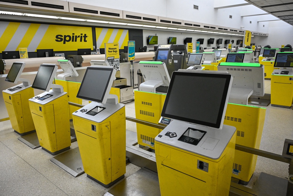 The changes come as airlines struggle with the rise in jet fuel prices caused by the Iran war, which was a major factor in the collapse of Spirit Airlines (AFP via Getty Images)