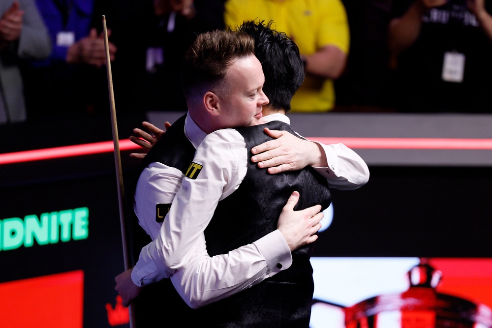 Shaun Murphy was gracious in defeat against Wu (PA)