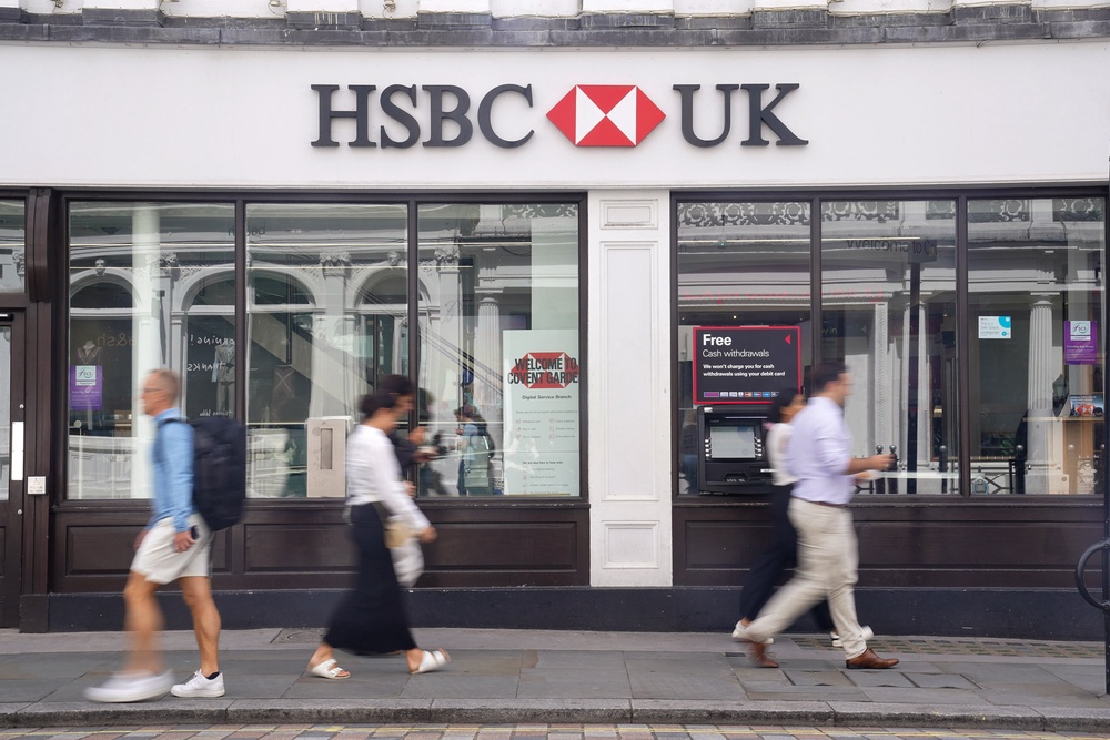 HSBC said revenue reached £13.7 billion in the opening quarter of 2026 (Lucy North/PA) (PA Archive)