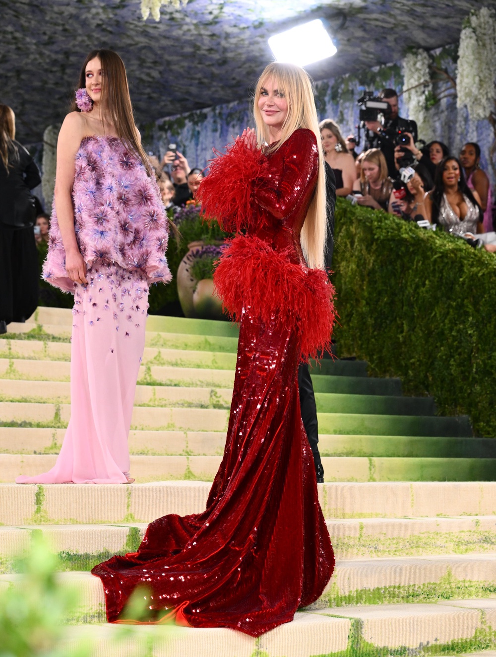 Nicole Kidman was joined by her daughter Sunday Rose Kidman Urban (Matt Crossick/PA) (PA Wire)