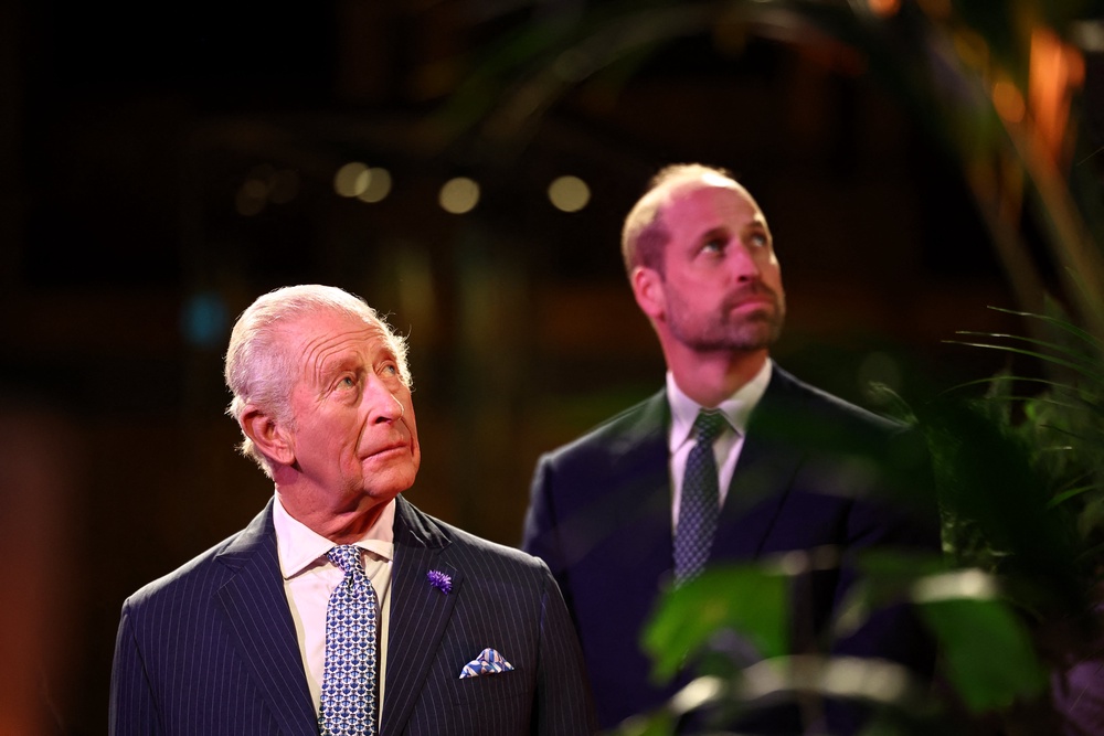 Prince William and his father King Charles have both championed the cause for tackling climate change (AFP/Getty)