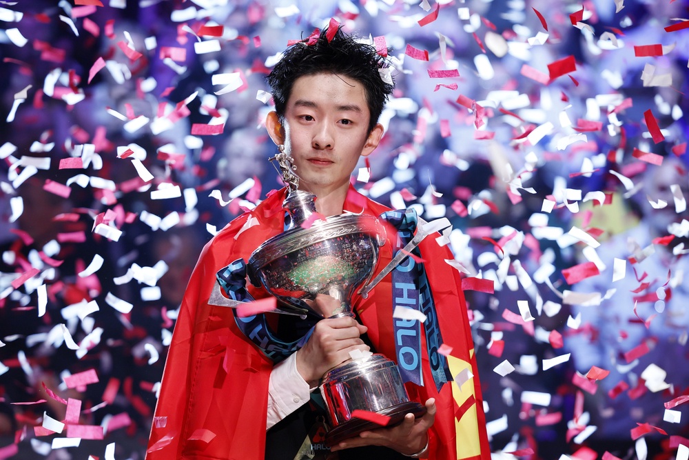 Wu Yize was crowned world snooker champion on Monday (Richard Sellers/PA) (PA Wire)
