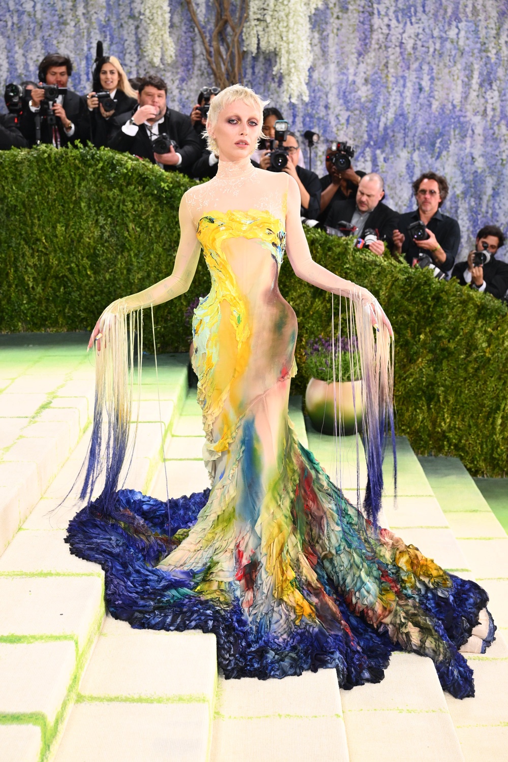 Emma Chamberlain attending the Metropolitan Museum of Art Costume Institute Benefit Gala 2026 in New York (Matthew Crossick/PA)