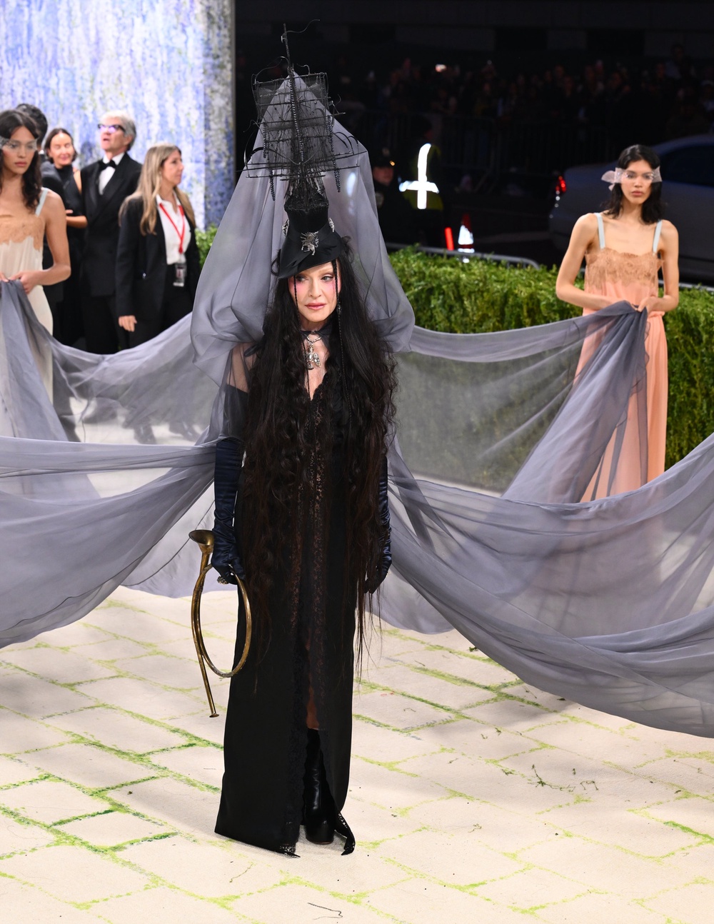 Bleached brows are a signature, recurring look for Madonna (Matt Crossick/PA)