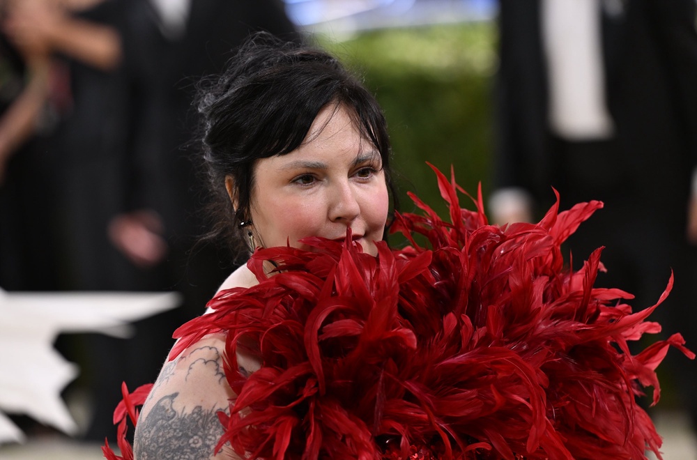 Bleached brows are a popular avant-garde trend on the red carpet, particularly favoured for high-fashion events like the Met Gala (Matt Crossick/PA)