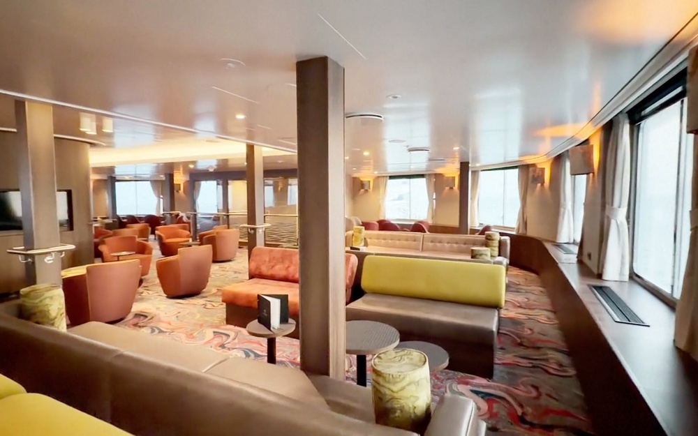 A view of the inside of the Dutch-flagged MV Hondius (AP)
