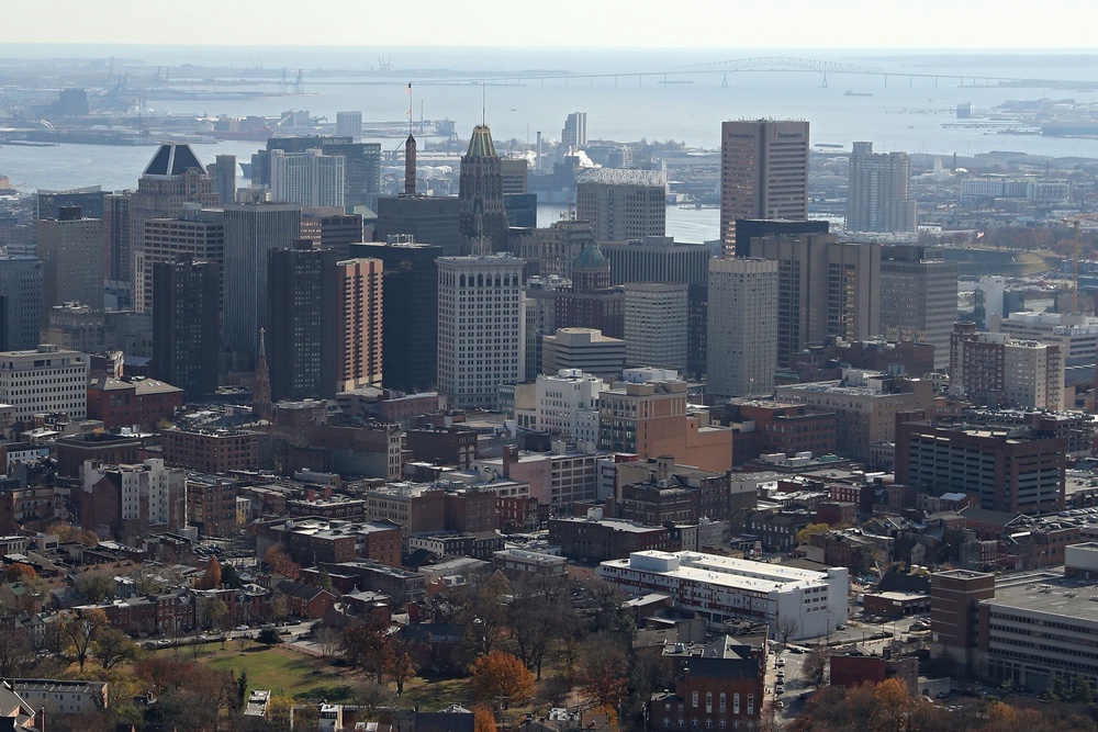 One of the cities most in need of repairs, according to the study, was Baltimore, Maryland (Getty Images)