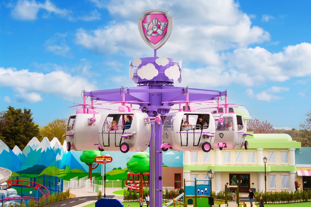 Visitors take to the air with Skye’s Helicopter Heroes (Chessington World of Adventures Resort/PA)