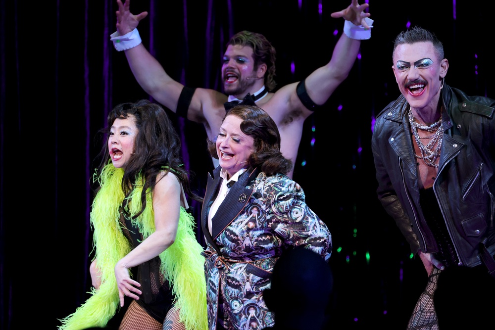 Stephanie Hsu, Rachel Dratch and Luke Evans are all nominated for their performances in the revival of Richard O'Brien's 'Rocky Horror Show' (Getty Images)