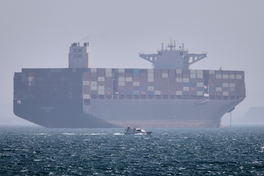 Downing Street says reopening the Strait of Hormuz is critical to bolstering Britain’s economic security (Amirhosein Khorgooi/ISNA via AP) (AP)