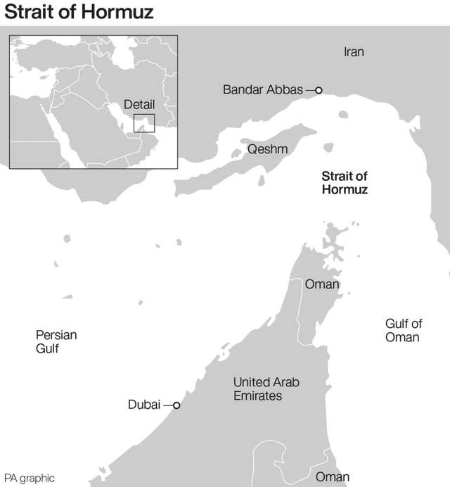 Image from: Nations with ‘equity stake’ in Strait of Hormuz should assist, says US general