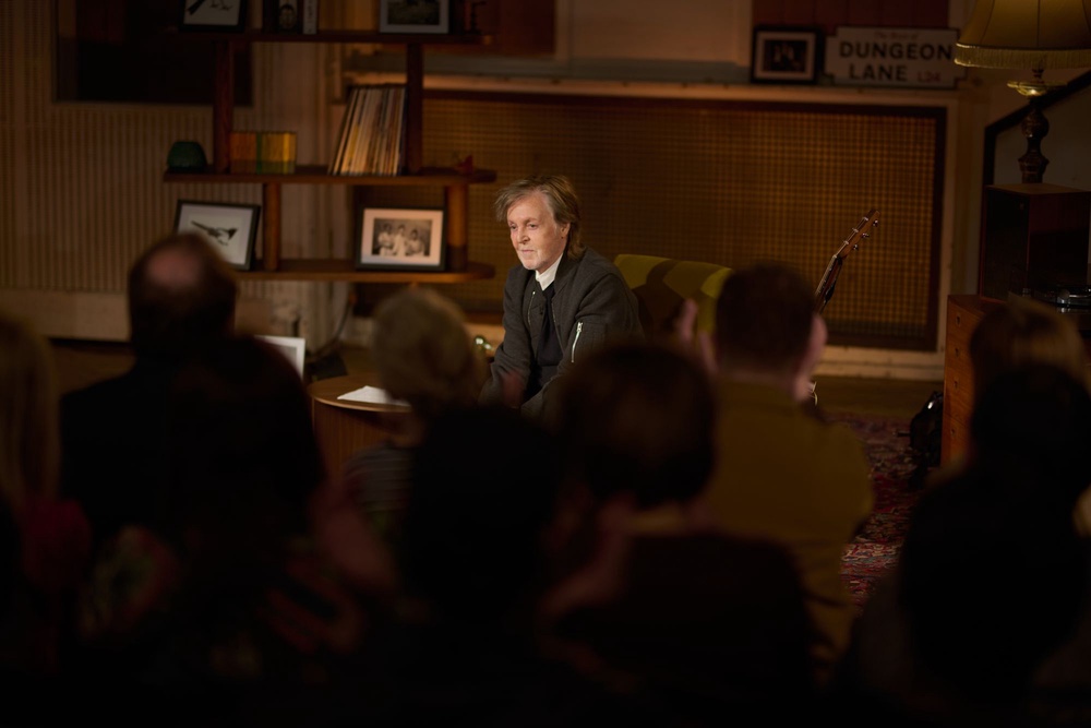 Paul McCartney hosted a special album playback at Abbey Road Studios (Sonny McCartney/MPL Communications)