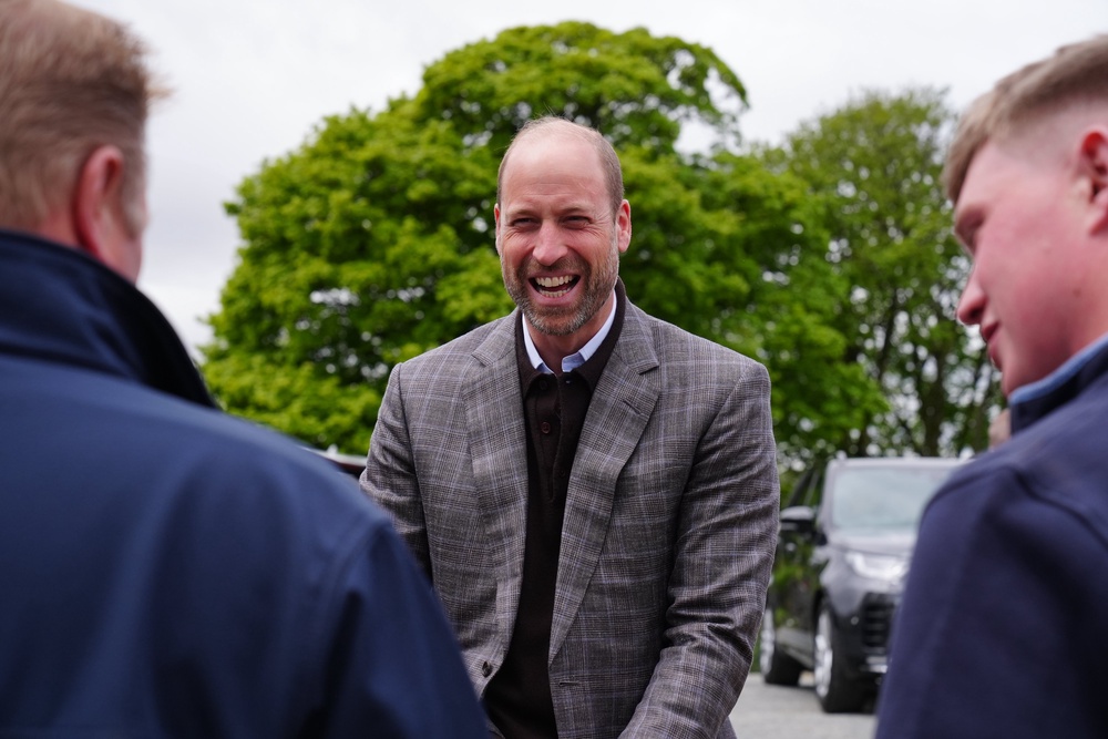 The farmers told the prince about their responsibility to look after the Yorkshire Dales (Owen Humphreys/PA) (PA Wire)